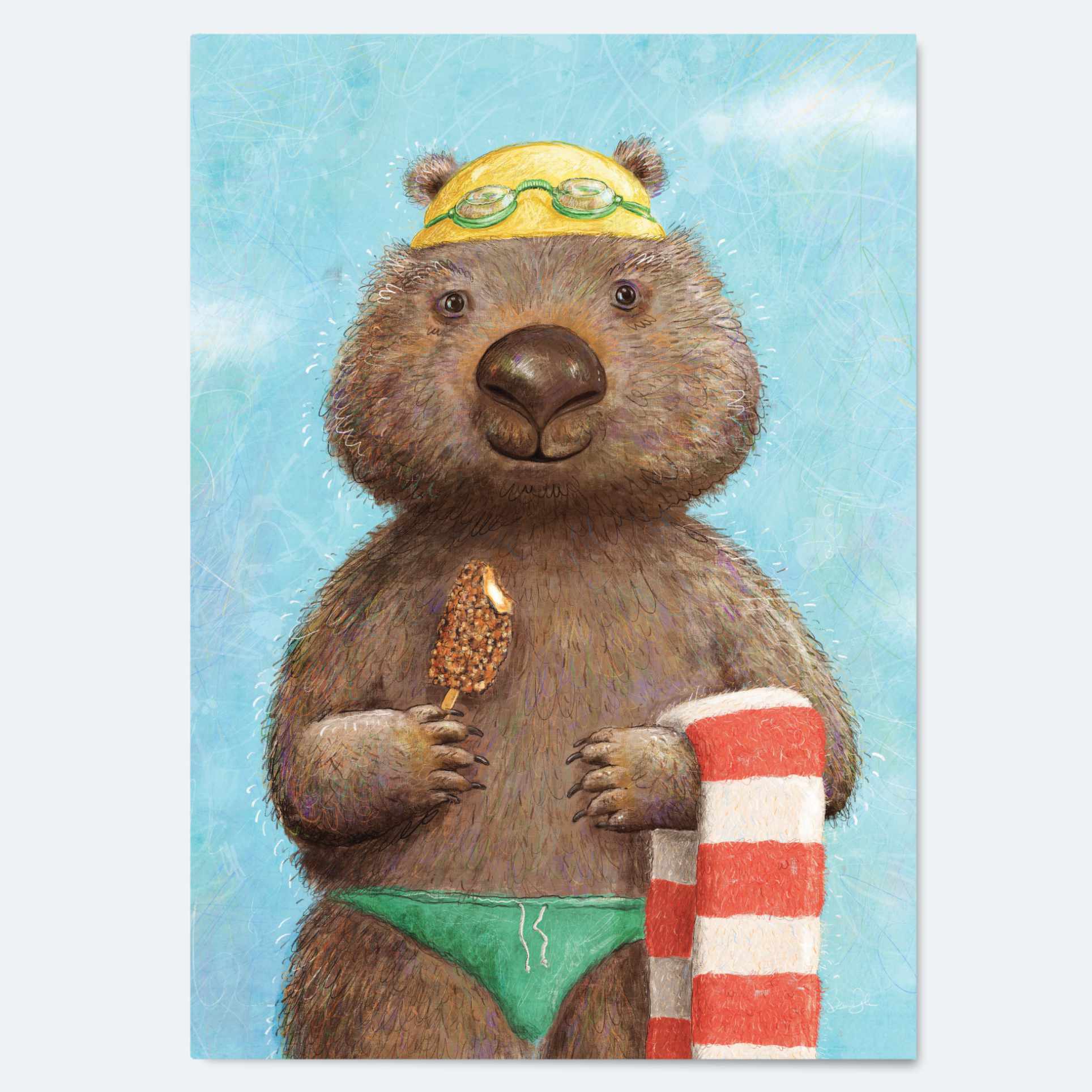 Swimming Club - Greeting Card Wholesale