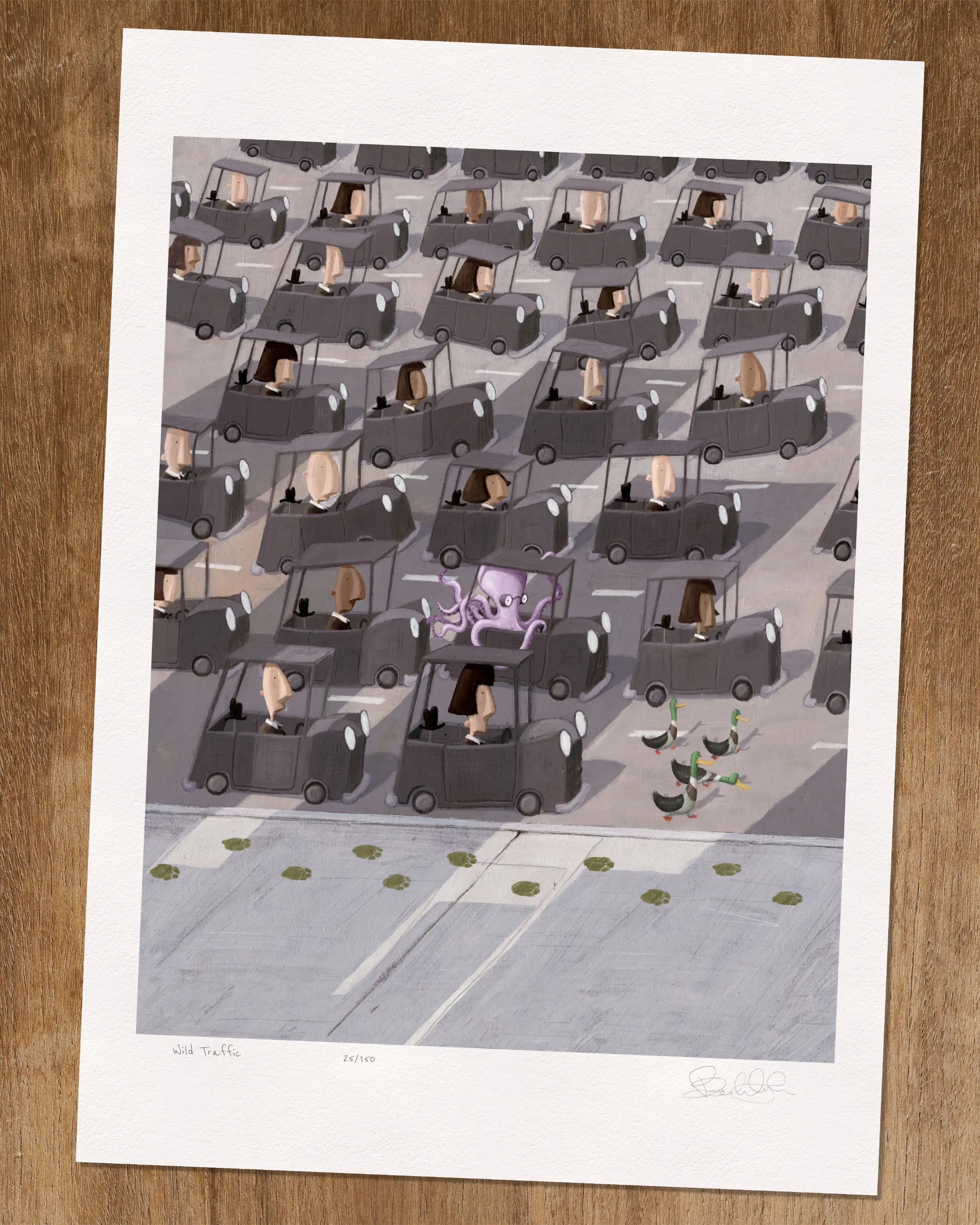 Wild Traffic - Limited Edition Art Print