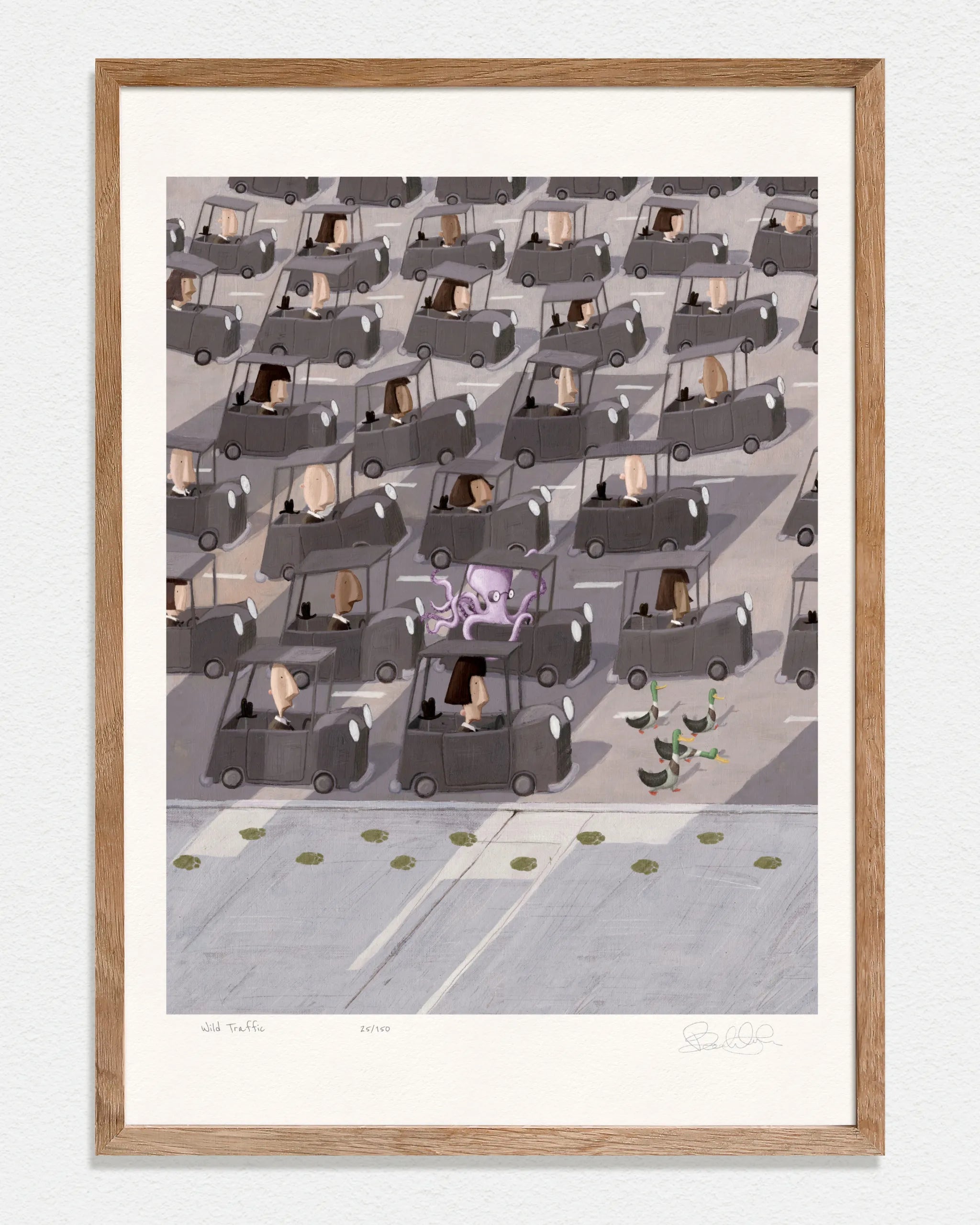 Wild Traffic - Limited Edition Art Print
