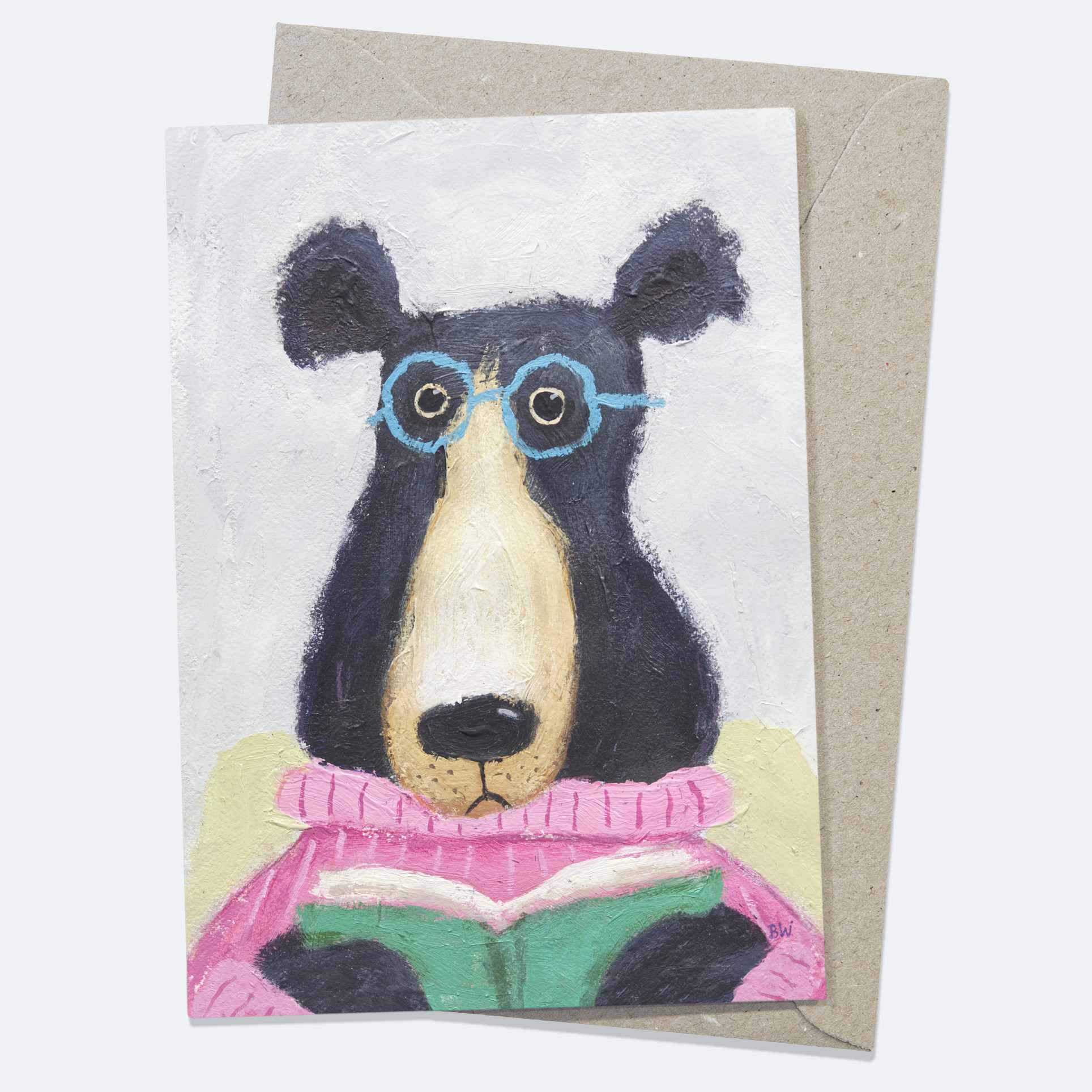 Bear Interrupted - Greeting Card