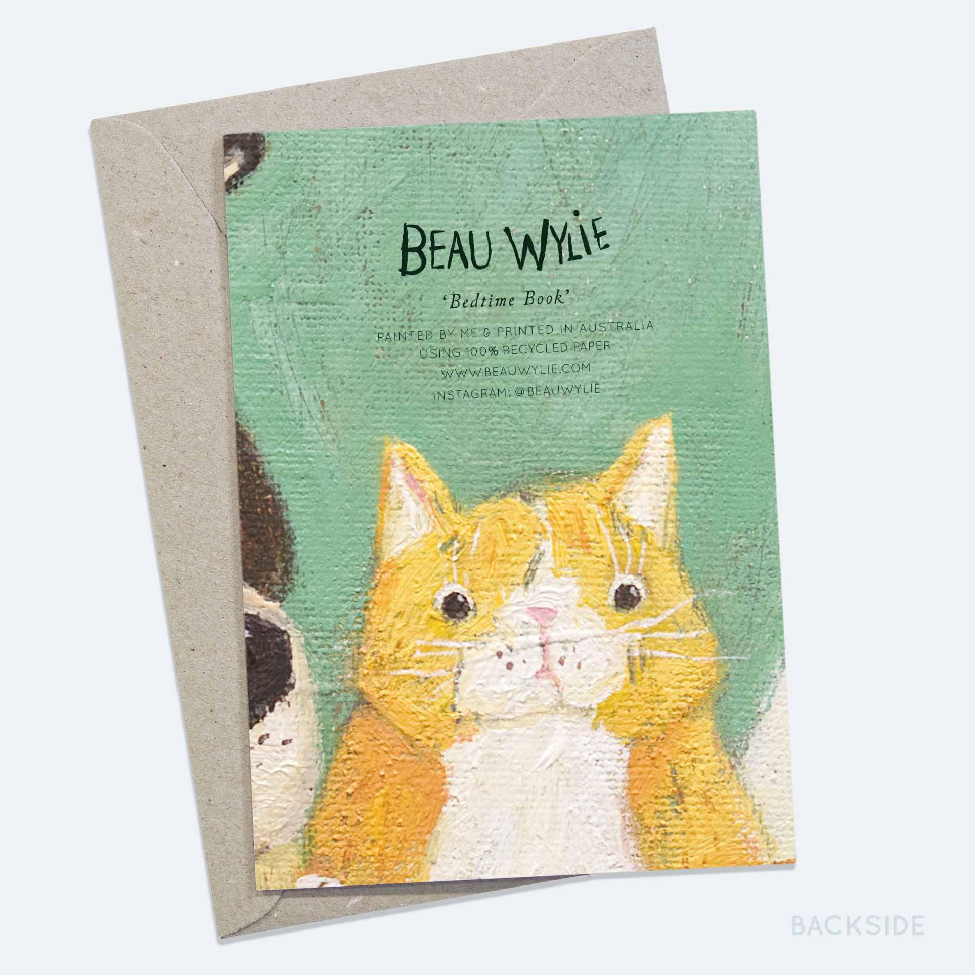 Bedtime Book - Greeting Card