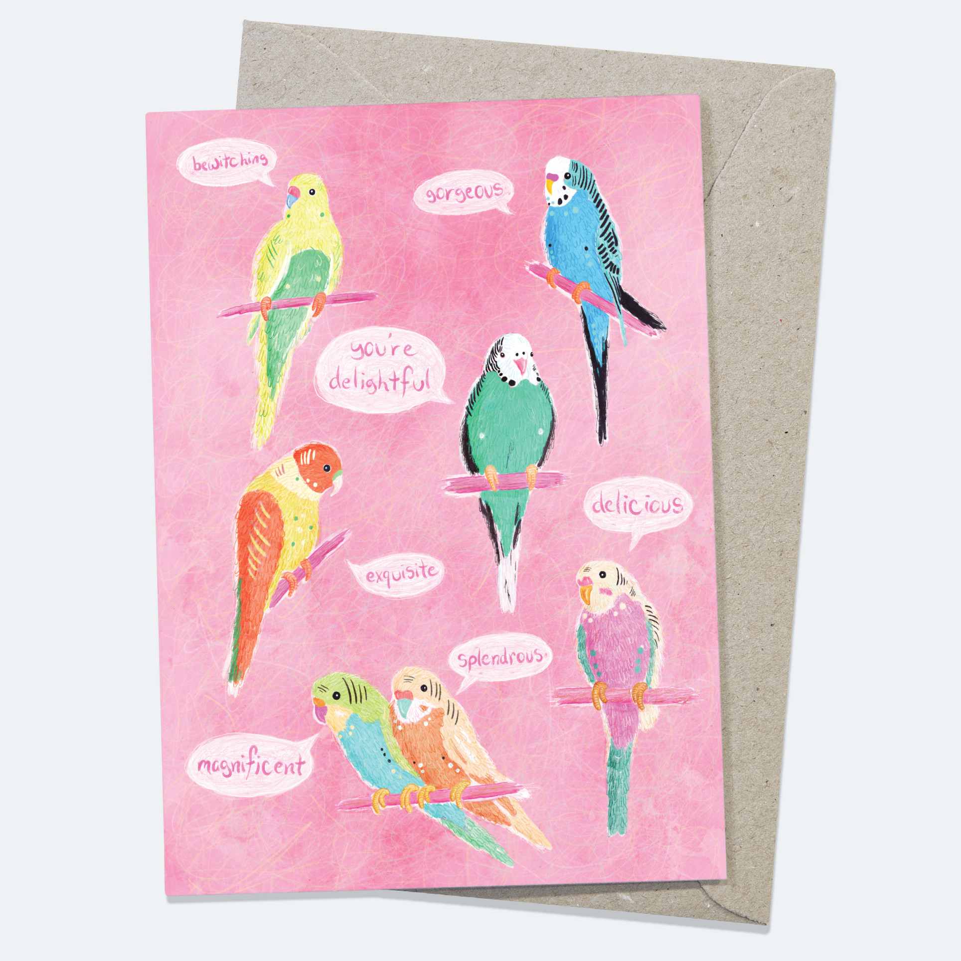 Birds of Endearment - Greeting Card