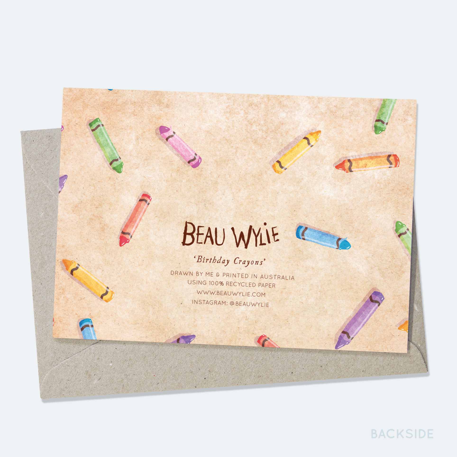 Birthday Crayons - Greeting Card