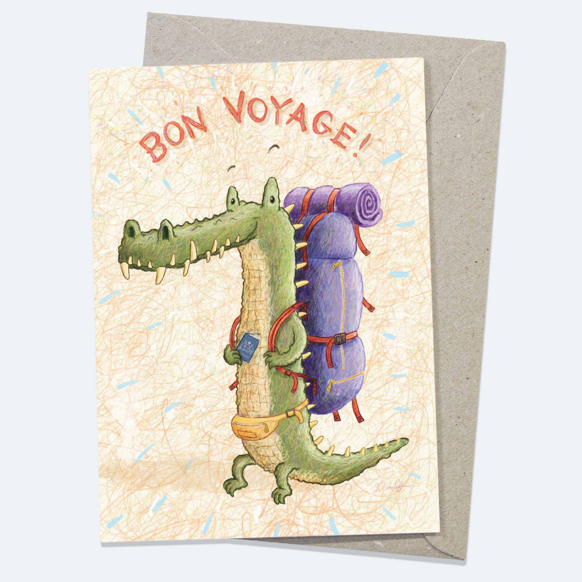 Bon Voyage - Greeting Card