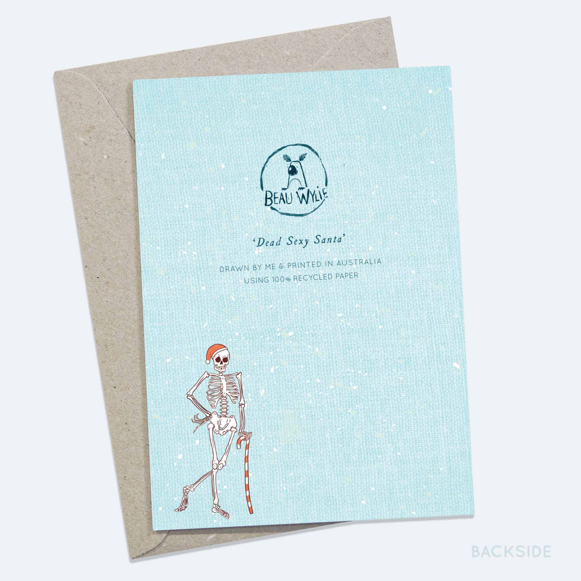 Dead Sexy Santa - Greeting Card