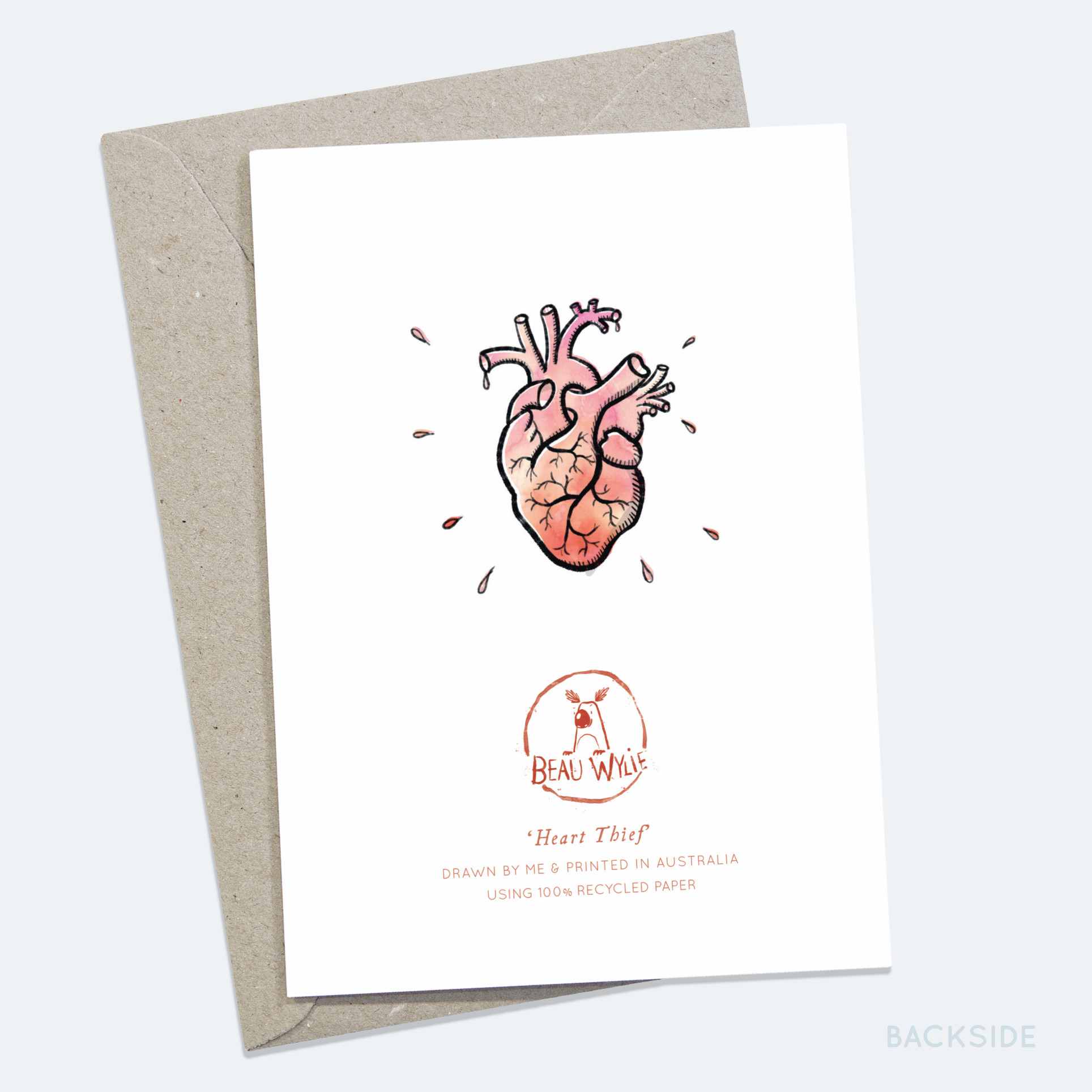 Heart Thief - Greeting Card