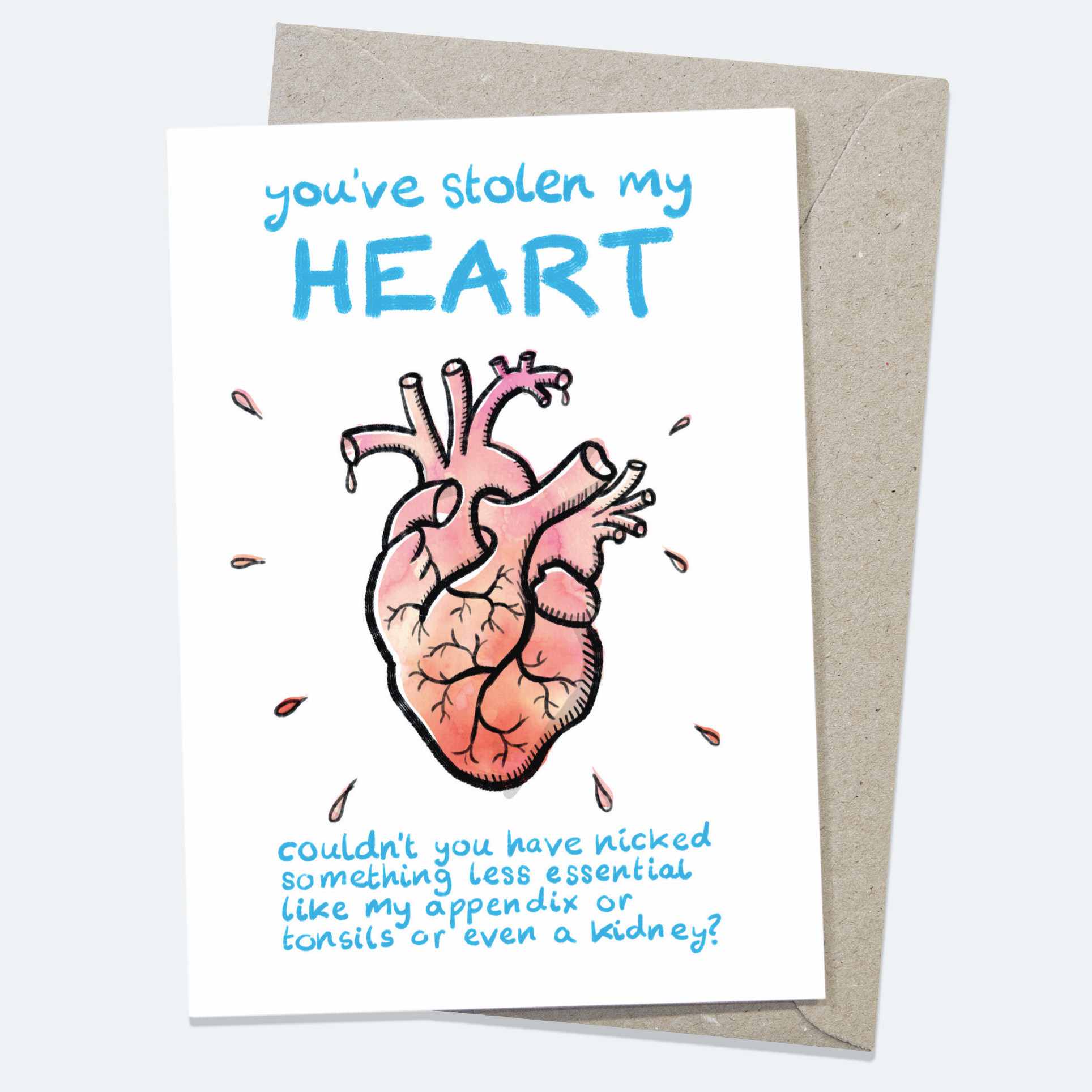 Heart Thief - Greeting Card