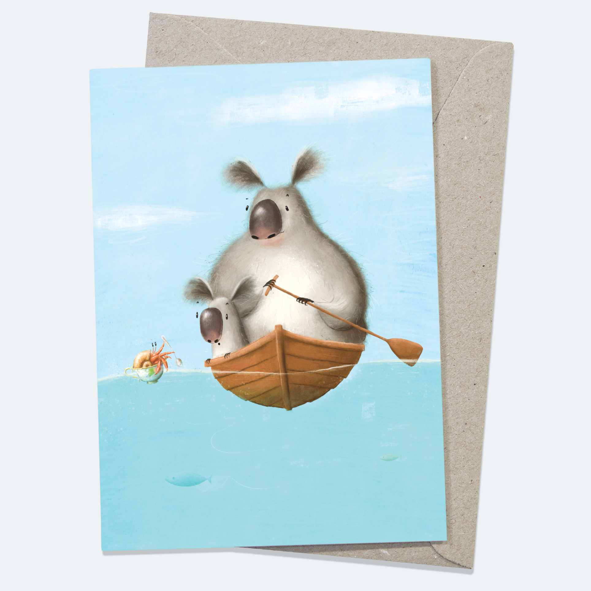 Meeting on the Blue - Greeting Card Wholesale