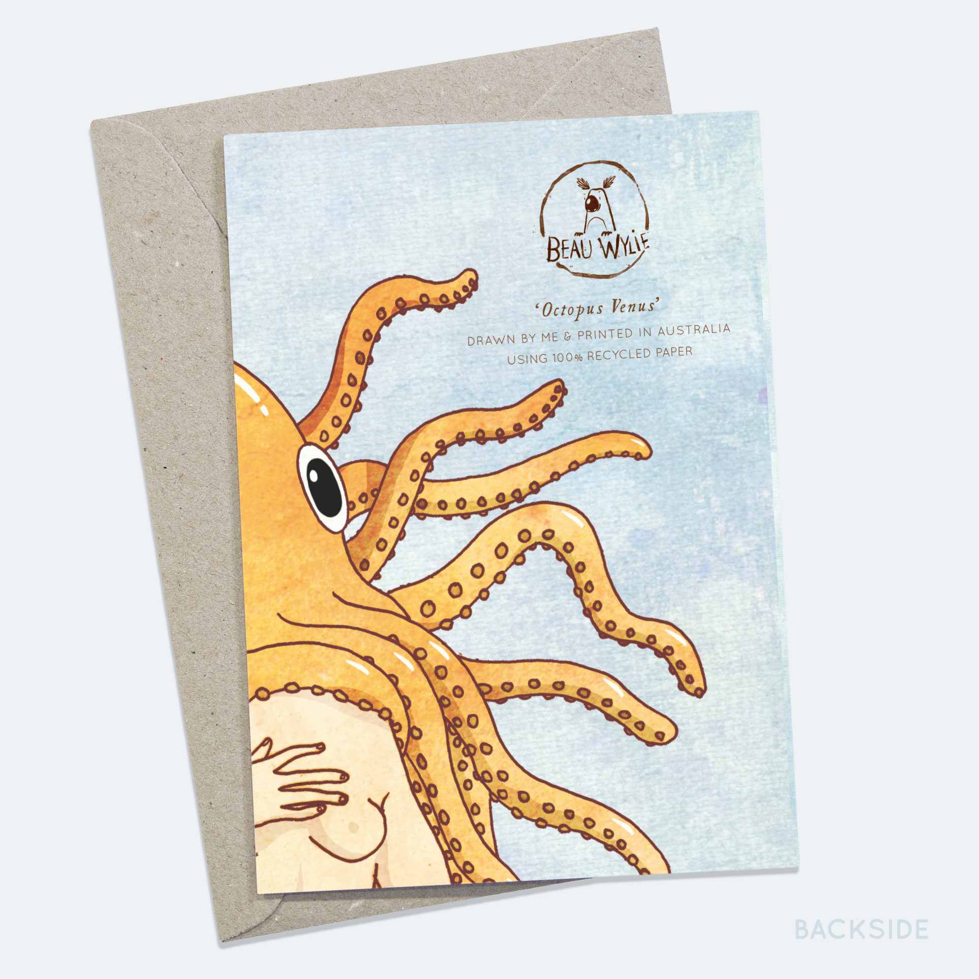 Octopus Venus - Greeting Card