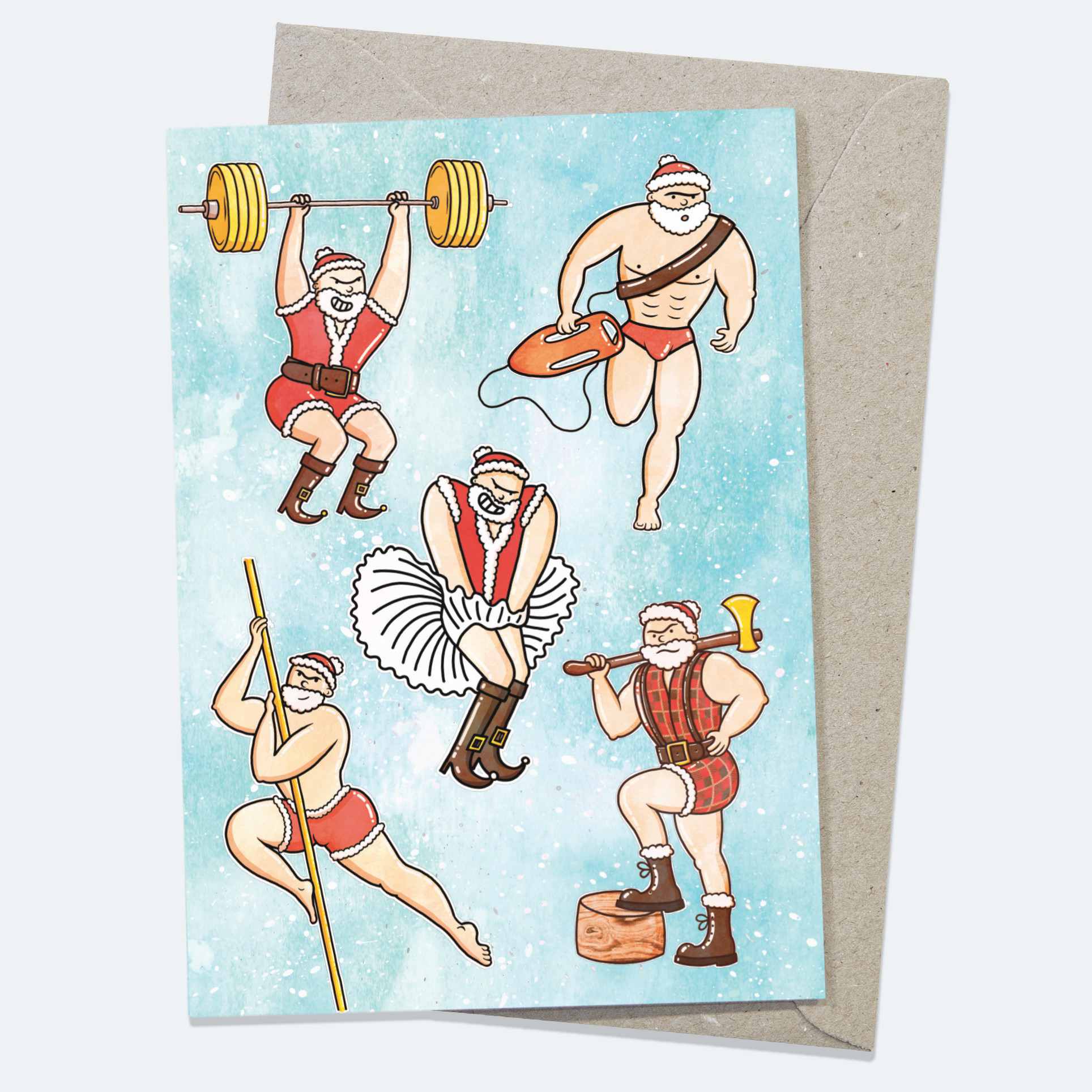 Oh Santa! - Greeting Card