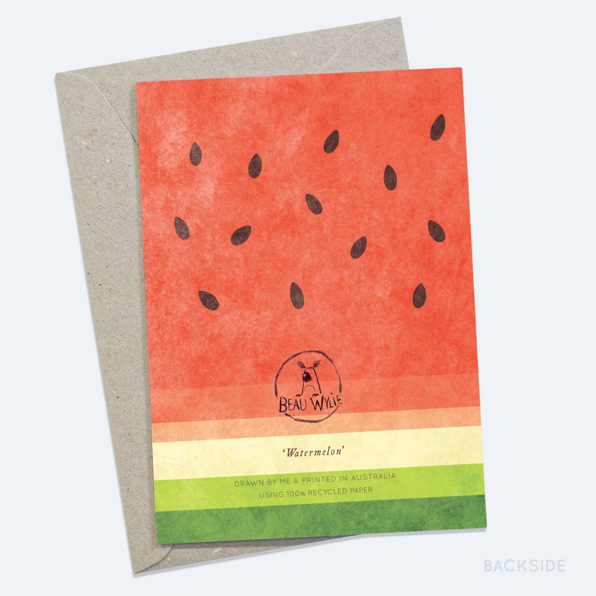 Watermelon - Greeting Card